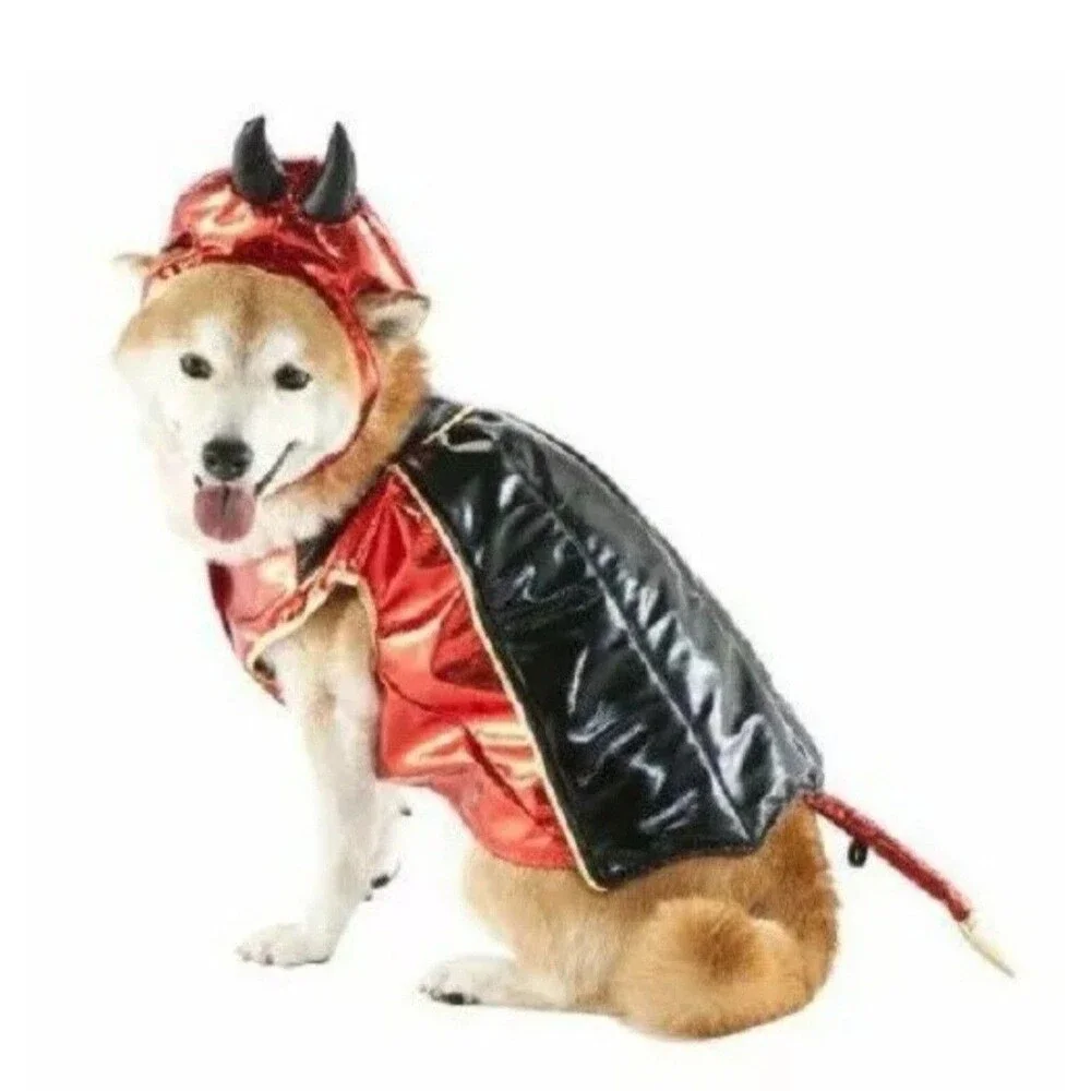 Halloween Dog Costume - Red Devil - Size Medium